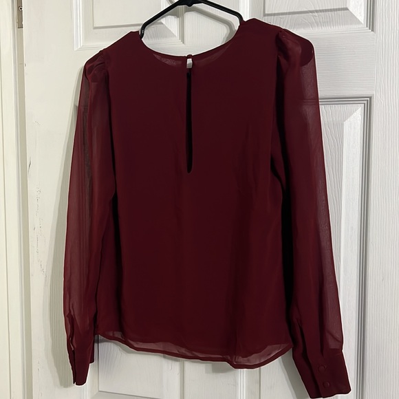 Dark Red/Maroon Blouse - Picture 4 of 5